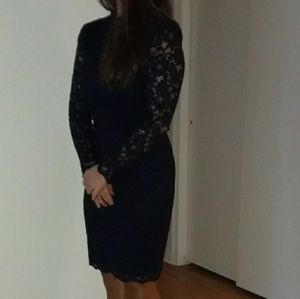 H&M Navy Lace dress